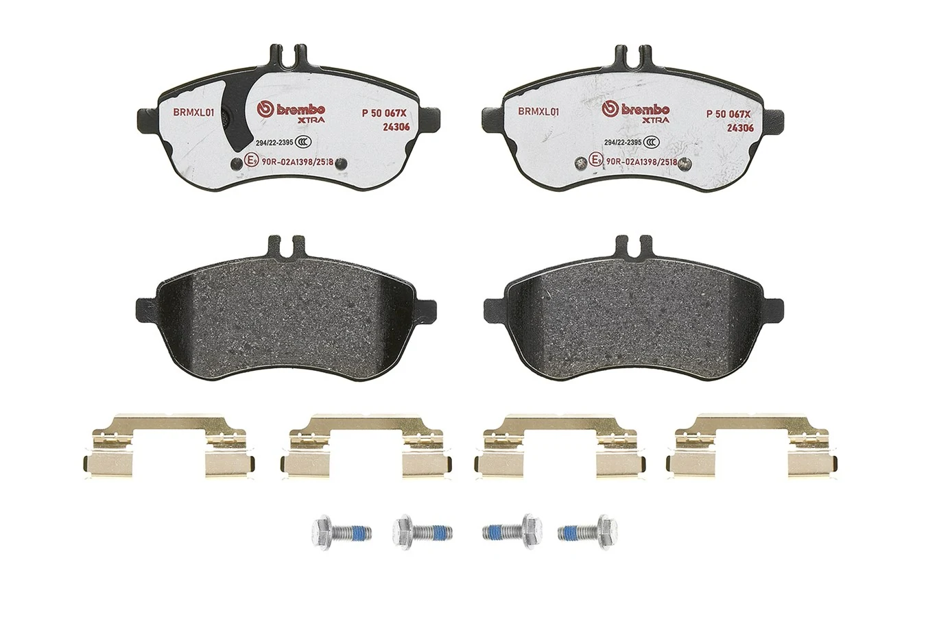 Kit de plaquettes de frein, frein à disque BREMBO P 50 067X