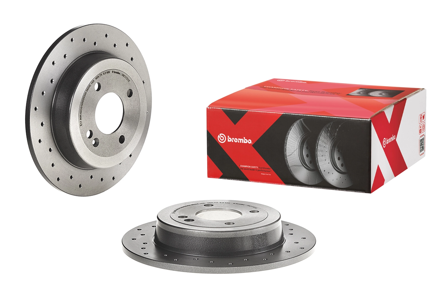 Disque de frein BREMBO 08.C172.1X