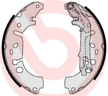 Jeu de mâchoires de frein BREMBO S 23 531