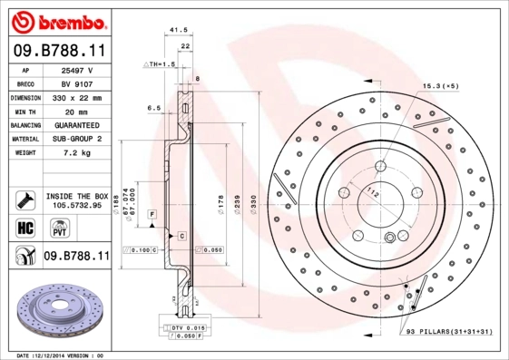 BREMBO 09.B788.11