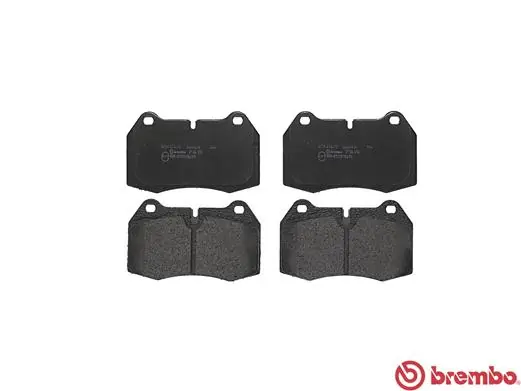 Kit de plaquettes de frein, frein à disque BREMBO P 06 018