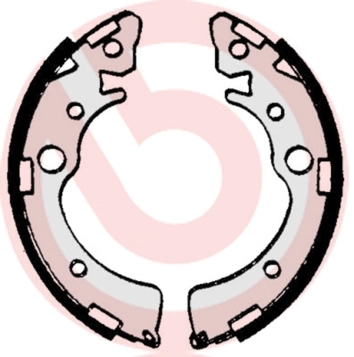 Jeu de mâchoires de frein BREMBO S 28 509