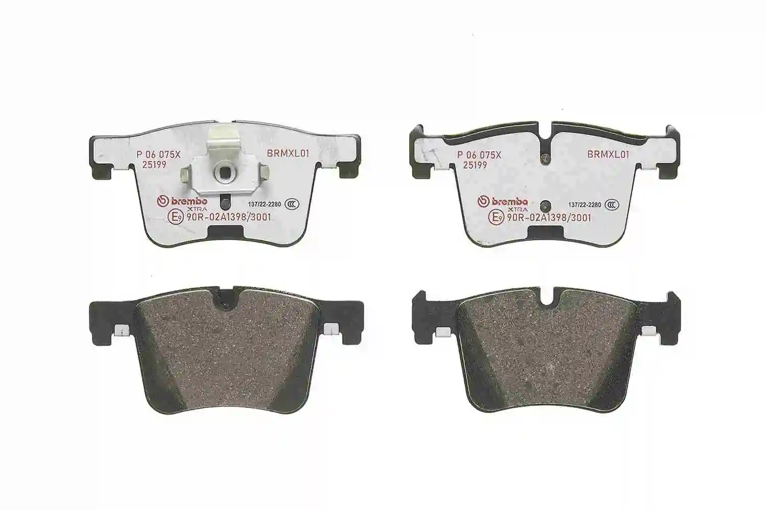 Kit de plaquettes de frein, frein à disque BREMBO P 06 075X