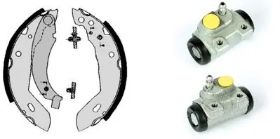 Jeu de mâchoires de frein BREMBO H 68 051