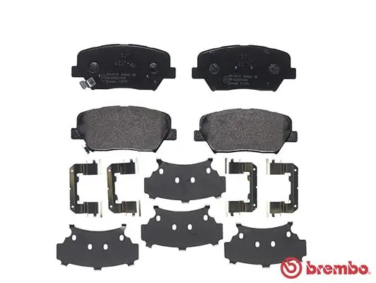 Kit de plaquettes de frein, frein à disque BREMBO P 30 070