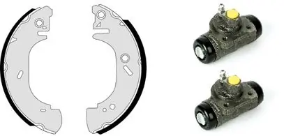Jeu de mâchoires de frein BREMBO H 24 066