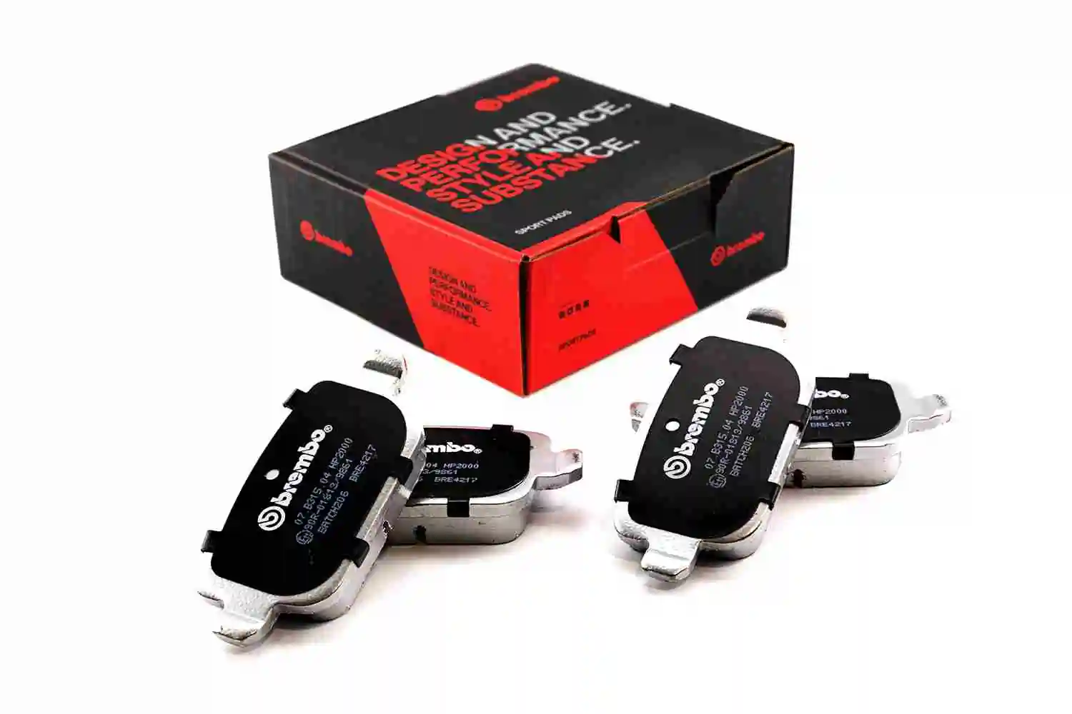 Kit de plaquettes de freins de haute performance BREMBO 07.B315.04