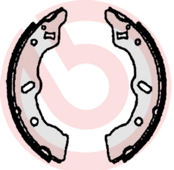 Jeu de mâchoires de frein BREMBO S 49 505