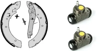 Jeu de mâchoires de frein BREMBO H 61 032