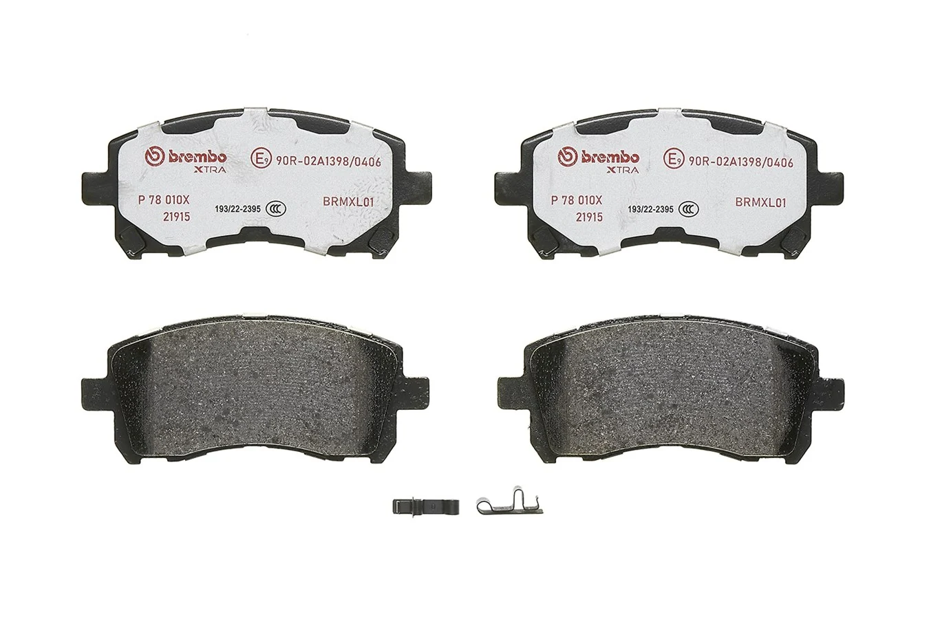 Kit de plaquettes de frein, frein à disque BREMBO P 78 010X