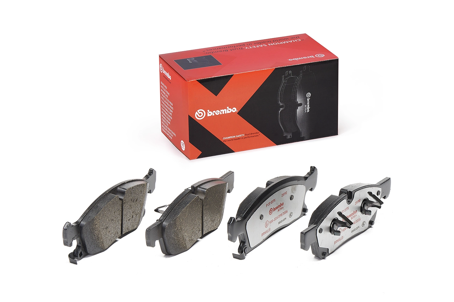 Kit de plaquettes de frein, frein à disque BREMBO P 37 017X