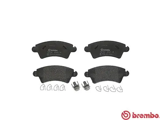 Kit de plaquettes de frein, frein à disque BREMBO P 61 067