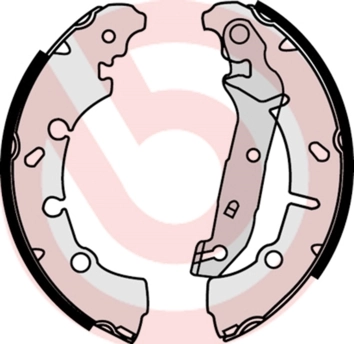 Jeu de mâchoires de frein BREMBO S 24 532