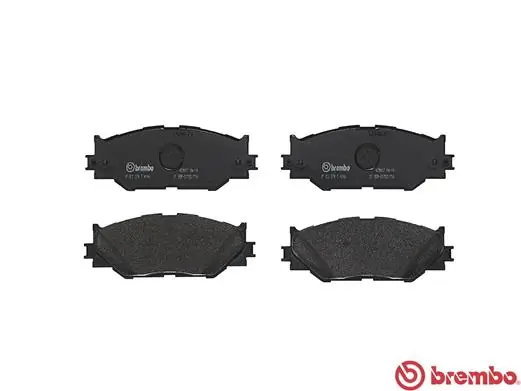 Kit de plaquettes de frein, frein à disque BREMBO P 83 074