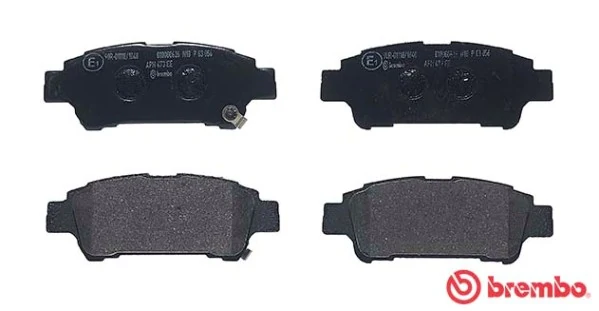 Kit de plaquettes de frein, frein à disque BREMBO P 83 056