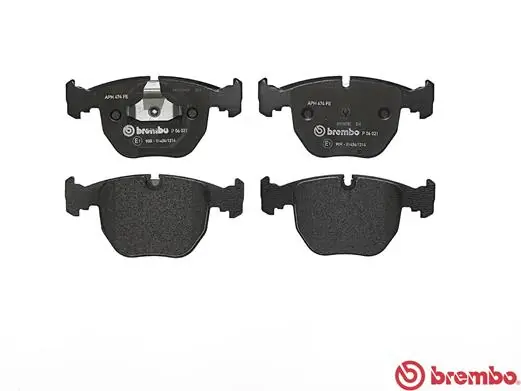 Kit de plaquettes de frein, frein à disque BREMBO P 06 021