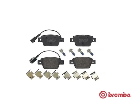 Kit de plaquettes de frein, frein à disque BREMBO P 23 135