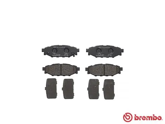 Kit de plaquettes de frein, frein à disque BREMBO P 78 020