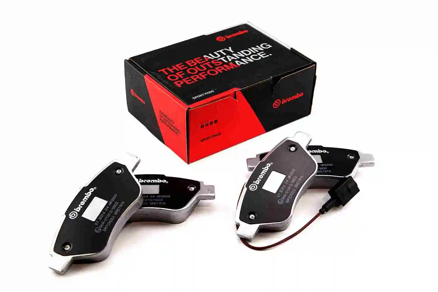Kit de plaquettes de freins de haute performance BREMBO 07.B314.04