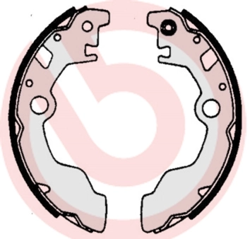 Jeu de mâchoires de frein BREMBO S 78 506