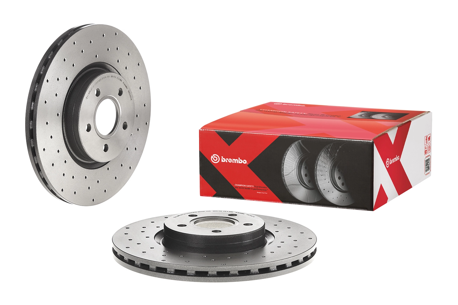 Disque de frein BREMBO 09.C542.1X