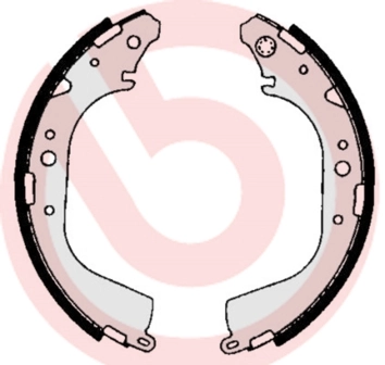 Jeu de mâchoires de frein BREMBO S 83 530