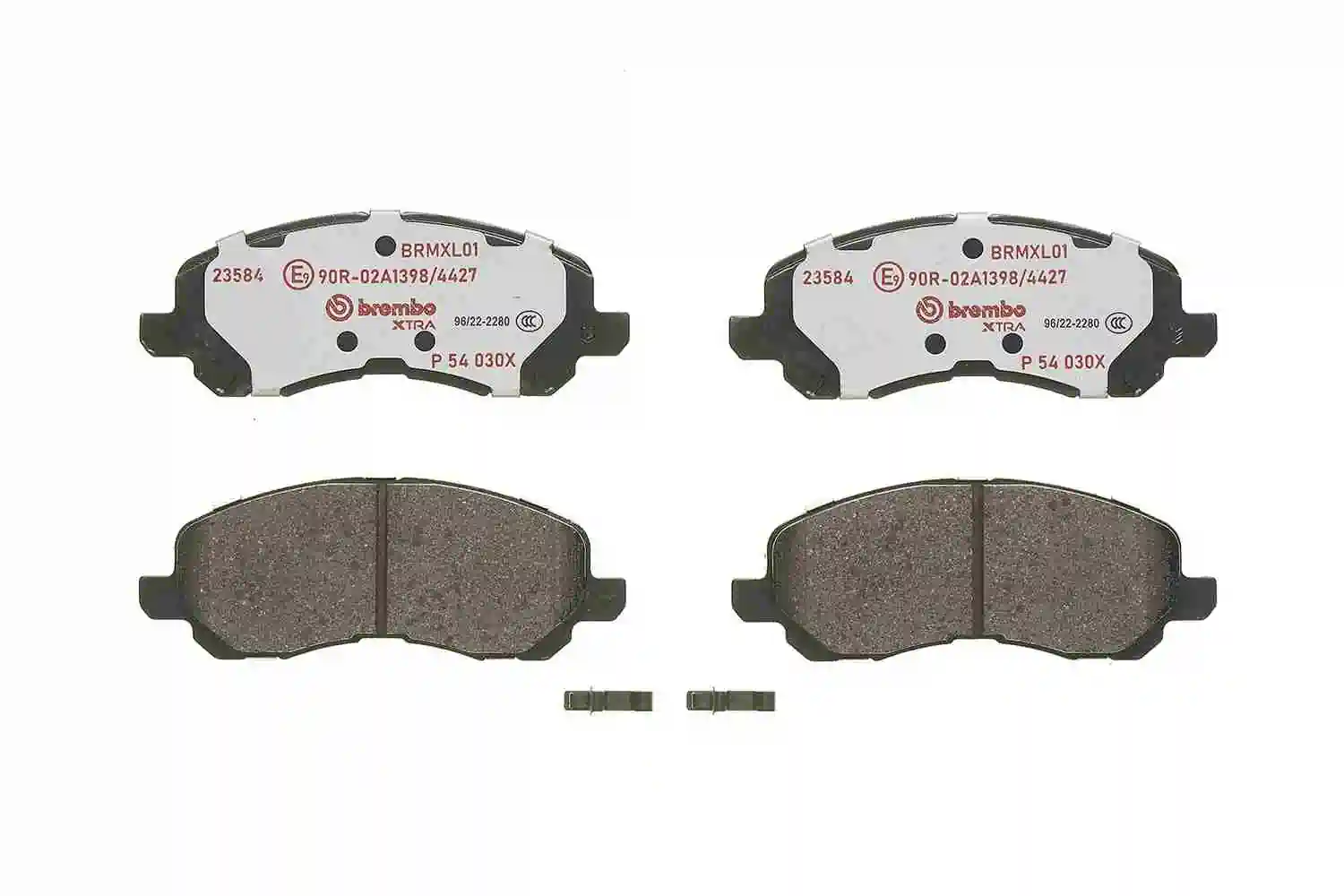 Kit de plaquettes de frein, frein à disque BREMBO P 54 030X
