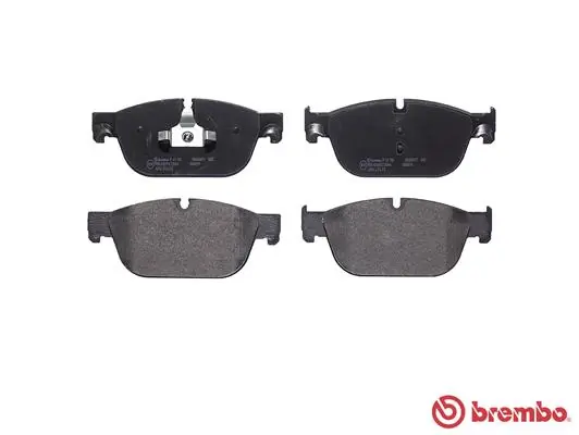 Kit de plaquettes de frein, frein à disque BREMBO P 61 115