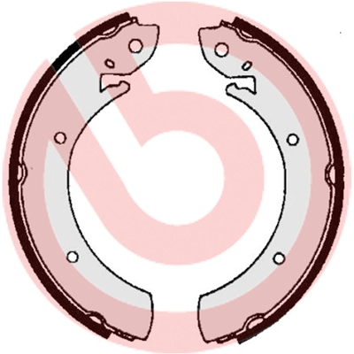 Jeu de mâchoires de frein BREMBO S 68 516