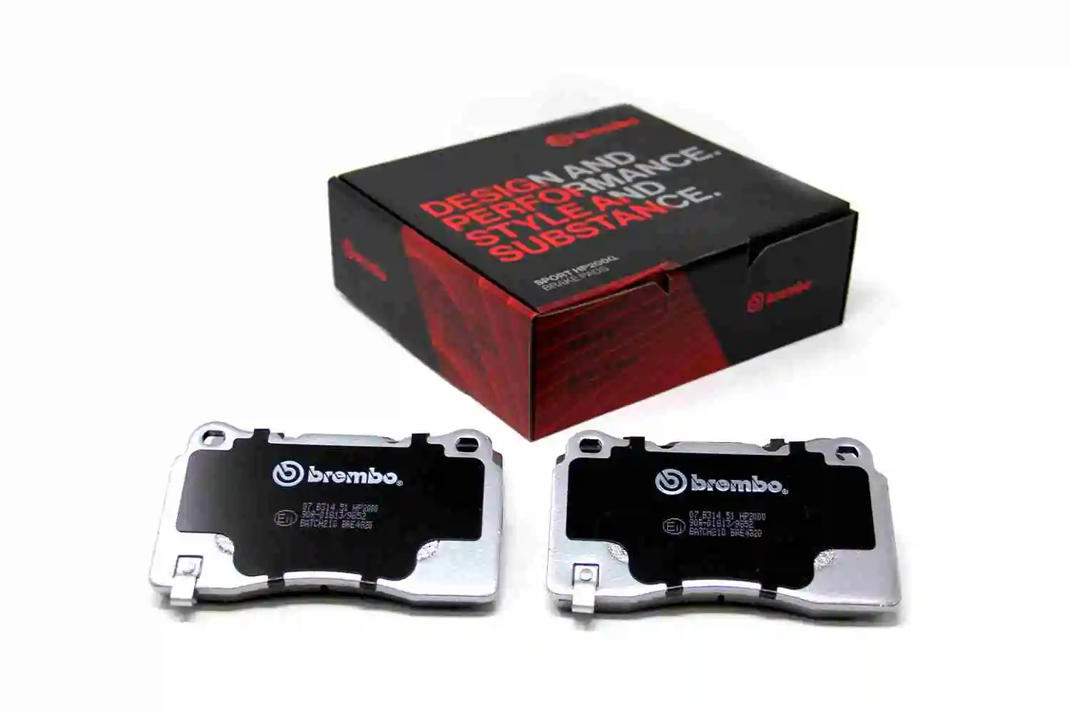 Kit de plaquettes de freins de haute performance BREMBO 07.B314.51