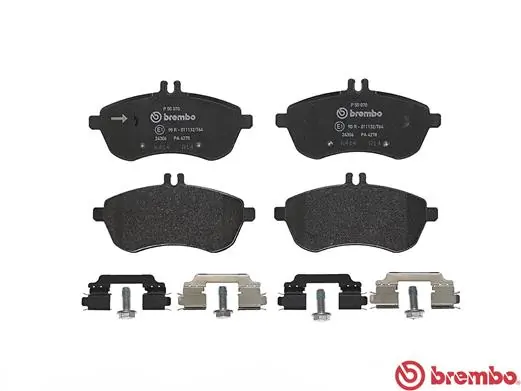 Kit de plaquettes de frein, frein à disque BREMBO P 50 070