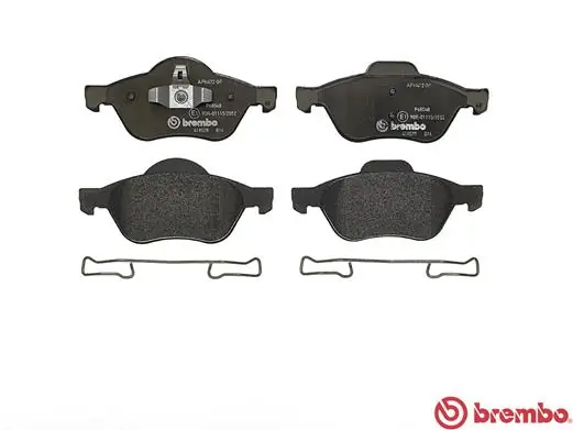 Kit de plaquettes de frein, frein à disque BREMBO P 68 048