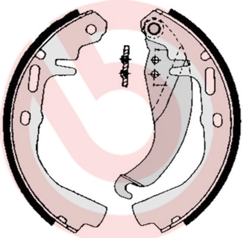 Jeu de mâchoires de frein BREMBO S 59 507