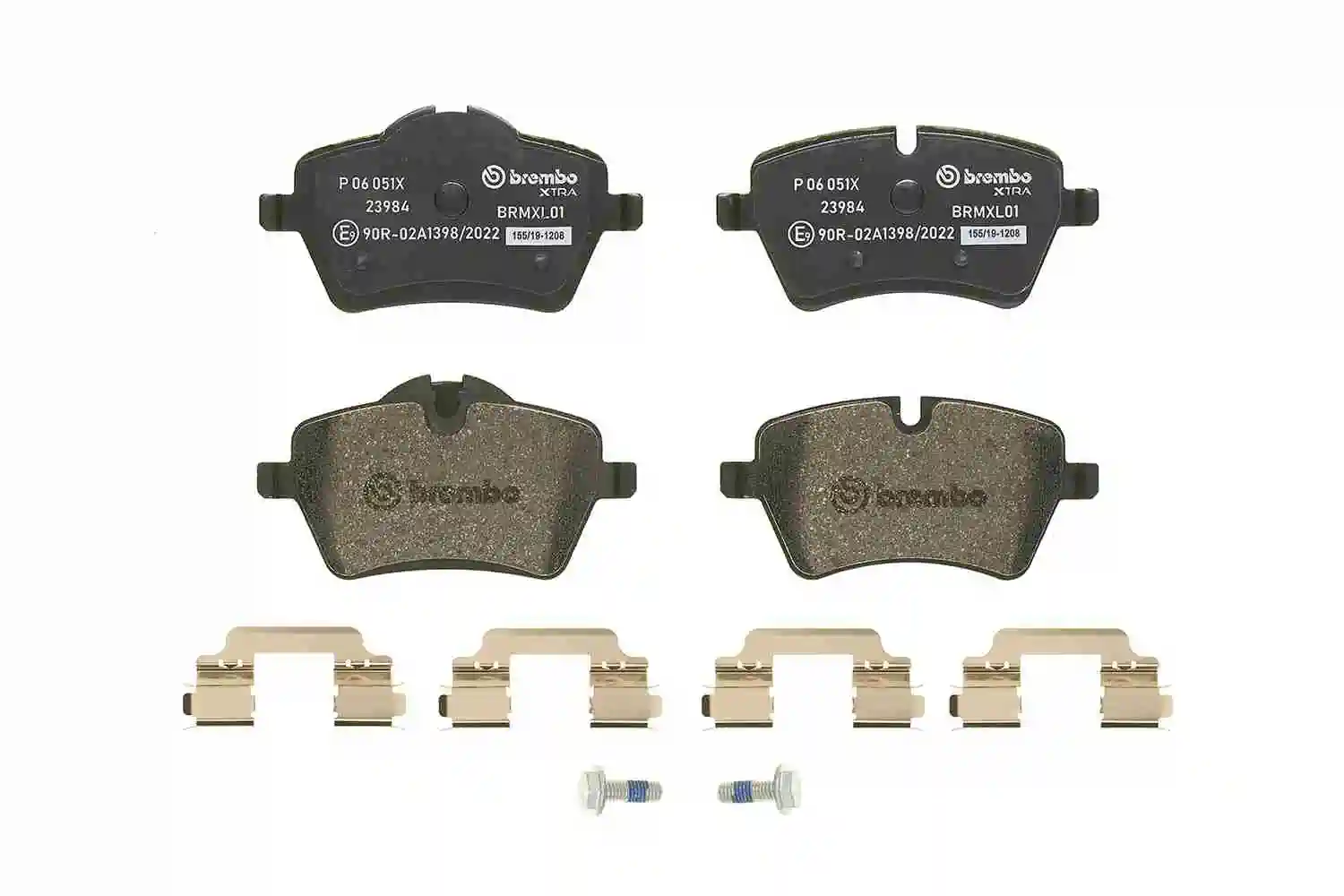 Kit de plaquettes de frein, frein à disque BREMBO P 06 051X