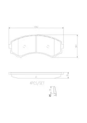 Brake Pad Set, disc brake