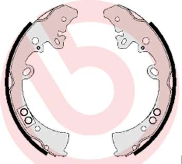 Jeu de mâchoires de frein BREMBO S 83 550