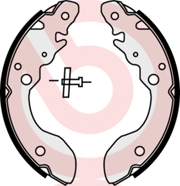 Jeu de mâchoires de frein BREMBO S 79 520