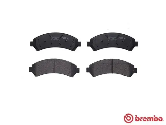 Kit de plaquettes de frein, frein à disque BREMBO P 10 016