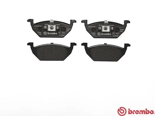 Kit de plaquettes de frein, frein à disque BREMBO P 85 041