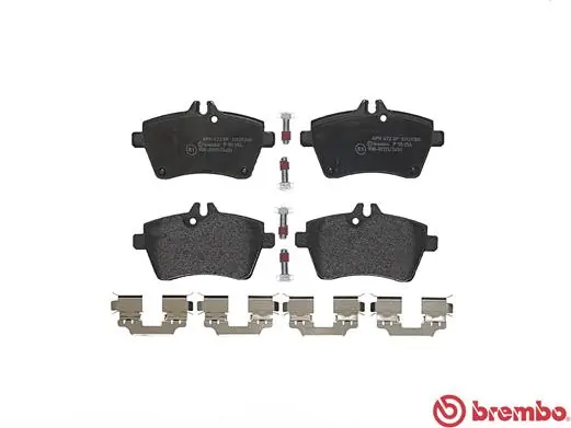 Kit de plaquettes de frein, frein à disque BREMBO P 50 054