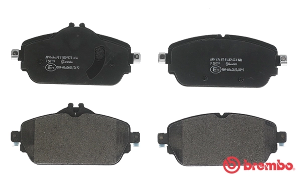 Kit de plaquettes de frein, frein à disque BREMBO P 50 119