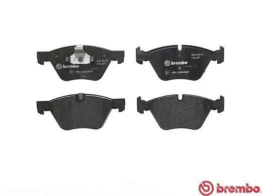 Kit de plaquettes de frein, frein à disque BREMBO P 06 057