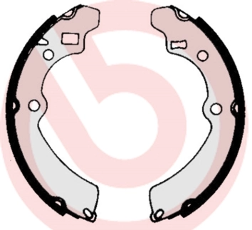 Jeu de mâchoires de frein BREMBO S 79 512