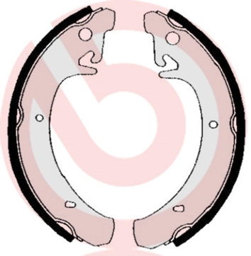Jeu de mâchoires de frein BREMBO S 41 503