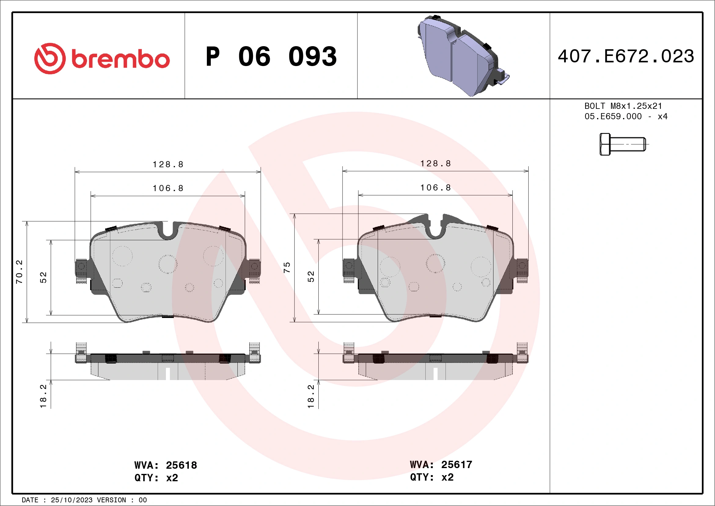 BREMBO P 06 093