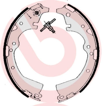 Jeu de mâchoires de frein BREMBO S 83 511