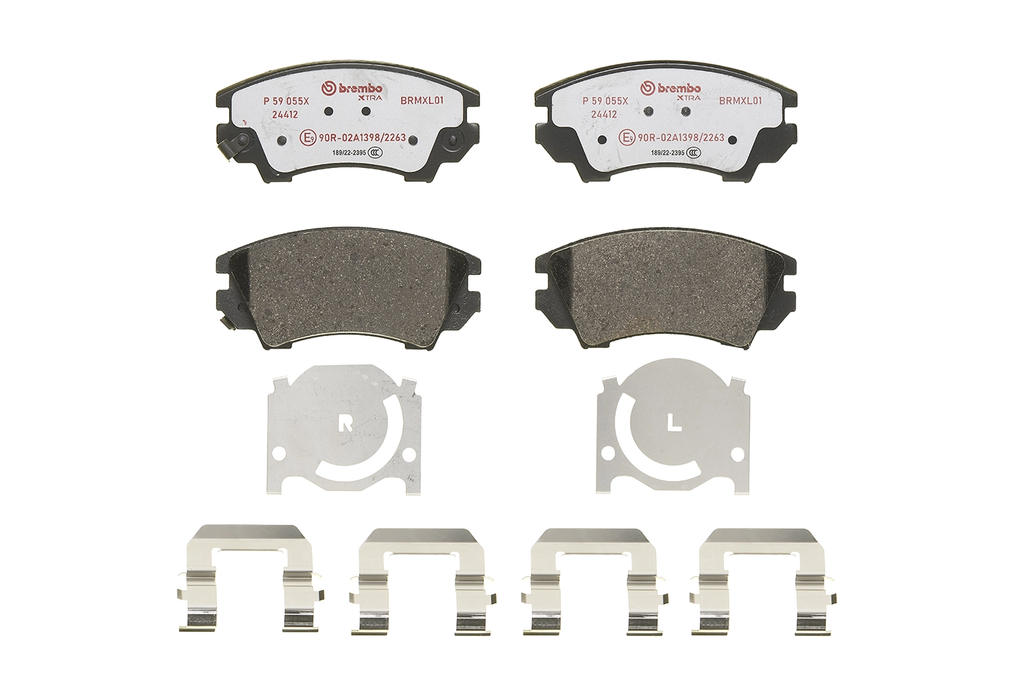 Kit de plaquettes de frein, frein à disque BREMBO P 59 055X