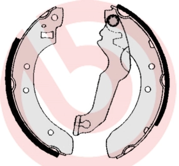 Jeu de mâchoires de frein BREMBO S 24 507