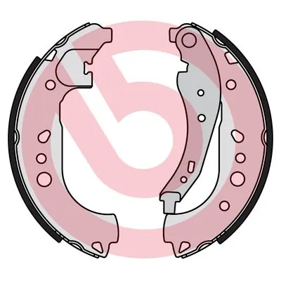 Jeu de mâchoires de frein BREMBO S 68 550