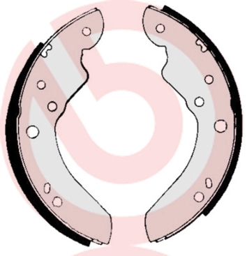 Jeu de mâchoires de frein BREMBO S 23 564